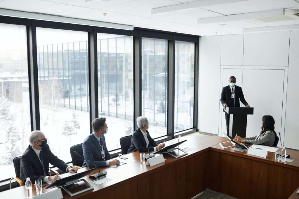 Wireless microphones for meetings