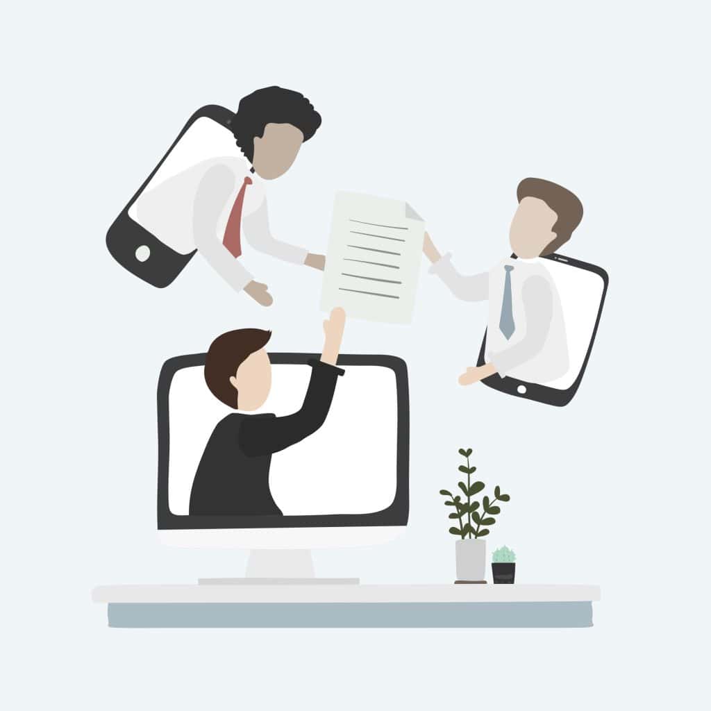 remote team document collaboration