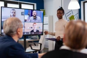 Audio visual technology to boost presentation success