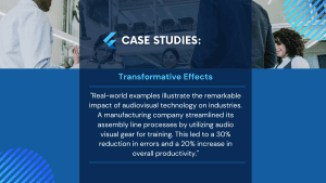 Boost productivity with audio visual gear